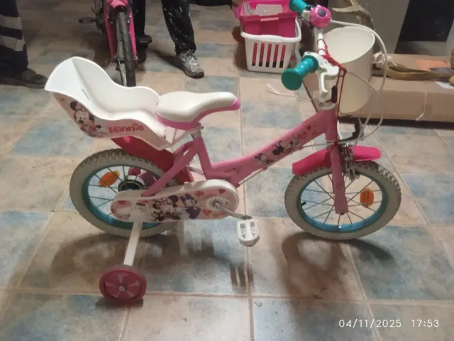 Bicicleta Infantil Minnie Niña