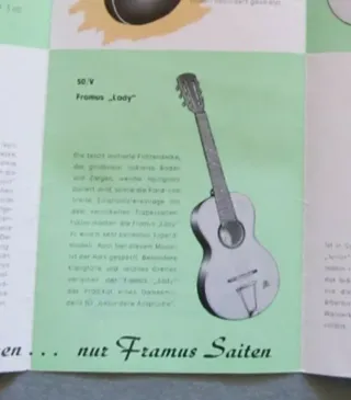 Guitarra Framus Lady 1958