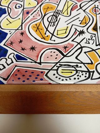 Azulejo Las Guitarras Salvador Dalí 1954