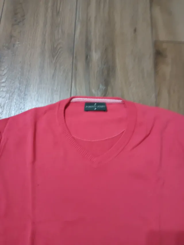 Lote 3 jerséis Roberto Verino azul, rosa y blanco