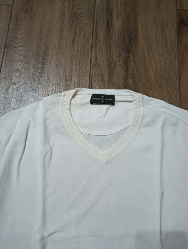 Lote 3 jerséis Roberto Verino azul, rosa y blanco