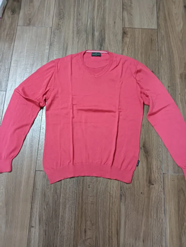 Lote 3 jerséis Roberto Verino azul, rosa y blanco