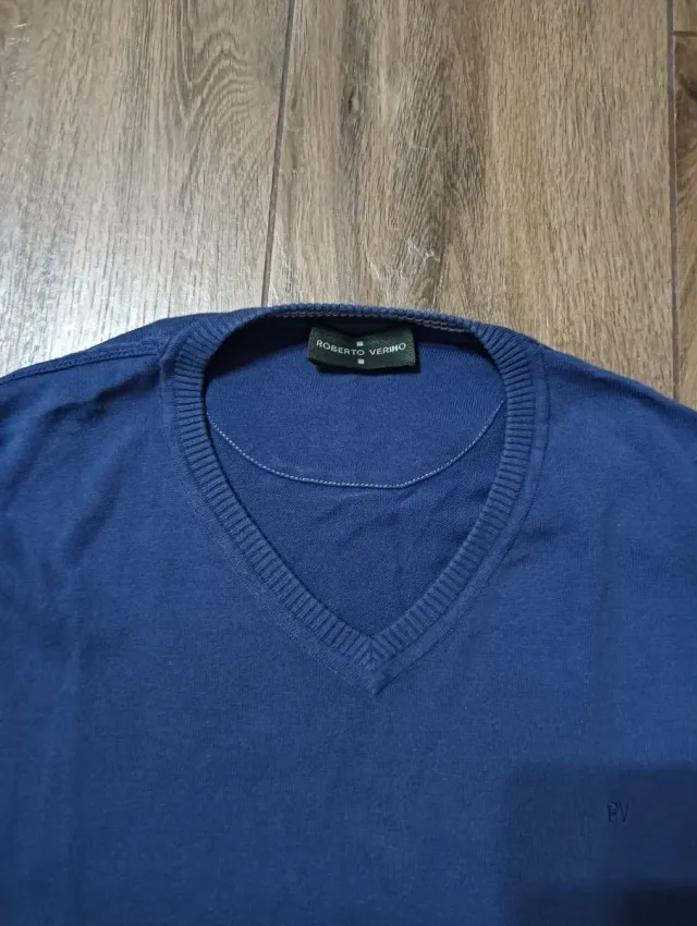 Lote 3 jerséis Roberto Verino azul, rosa y blanco