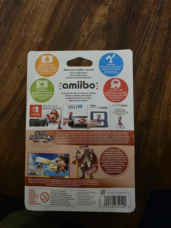 Amiibo Ike Super Smash Bros. Nintendo Nº 24