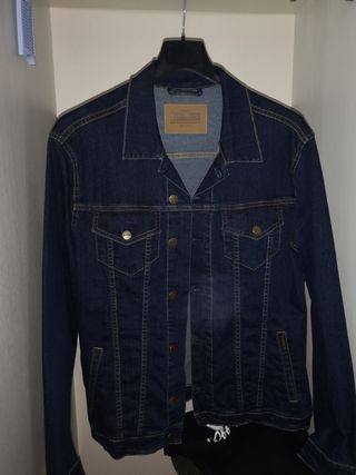 Camisa Hollister cuadros azul y blanco