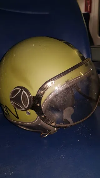 Casco Momo Verde e Nero Taglia M