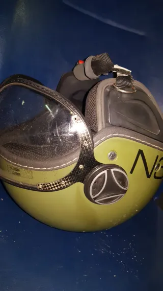 Casco Momo Verde e Nero Taglia M