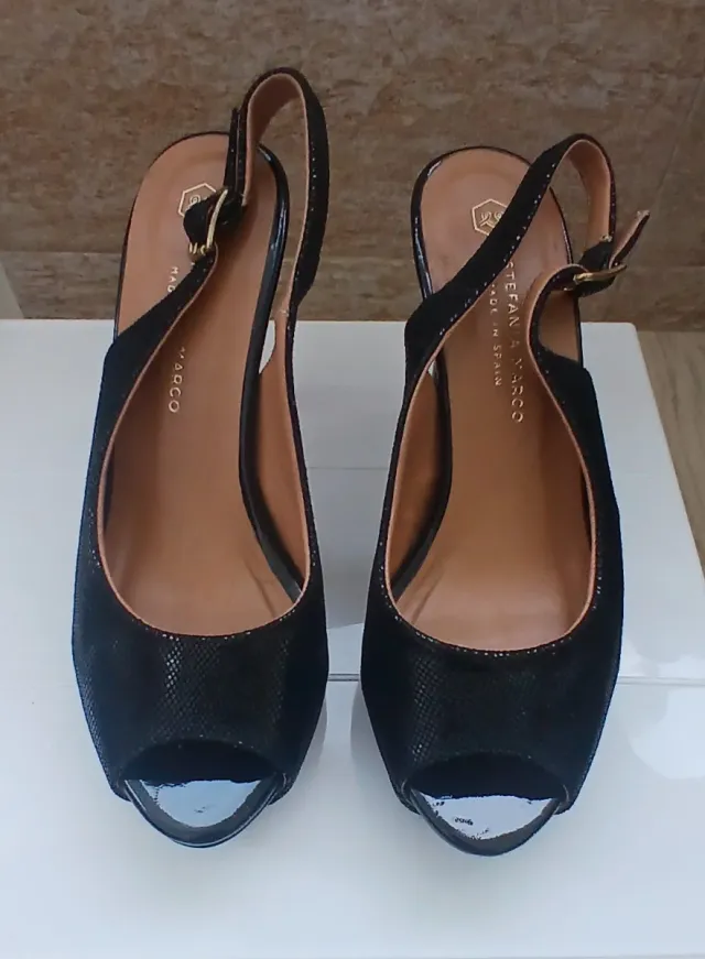 Zapatos de tacón Estefania Marco negros