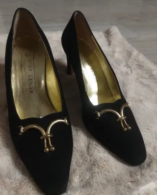 Tacones Kurt Geiger Negros Talla 40.5