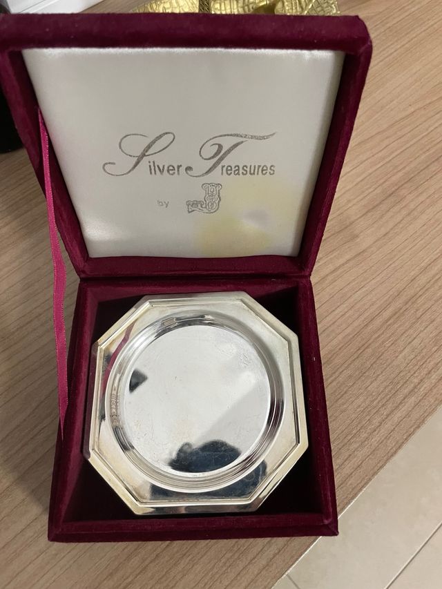 Juego 6 posavasos plata Silver Treasures