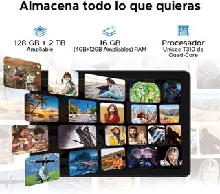 Tablet 10 Pulgadas 16GB RAM+ 128GB ROM 8000mAh 