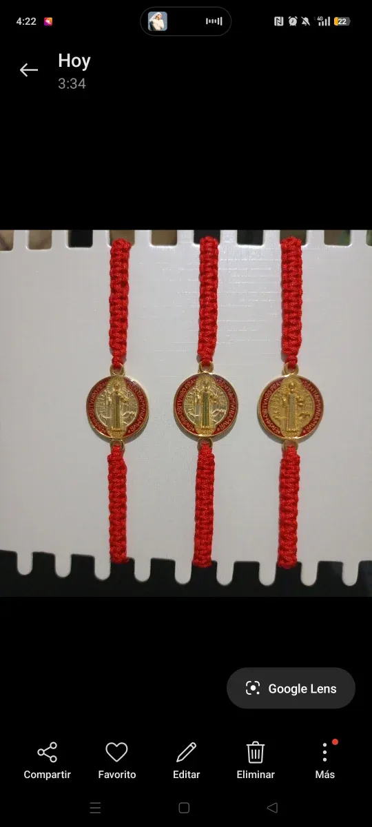 Pulseras de San Benito protección