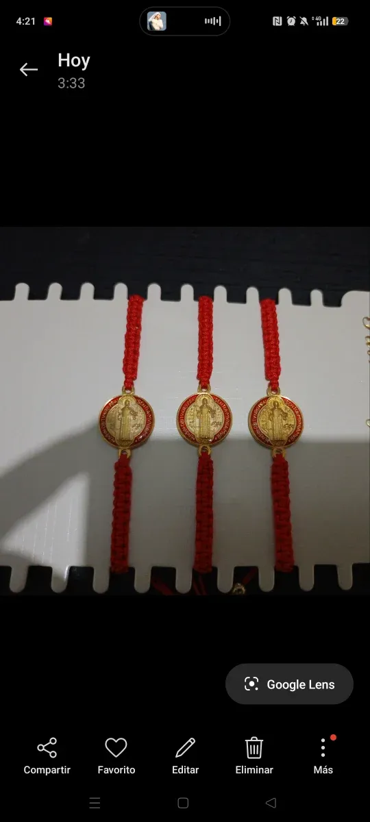 Pulseras de San Benito protección