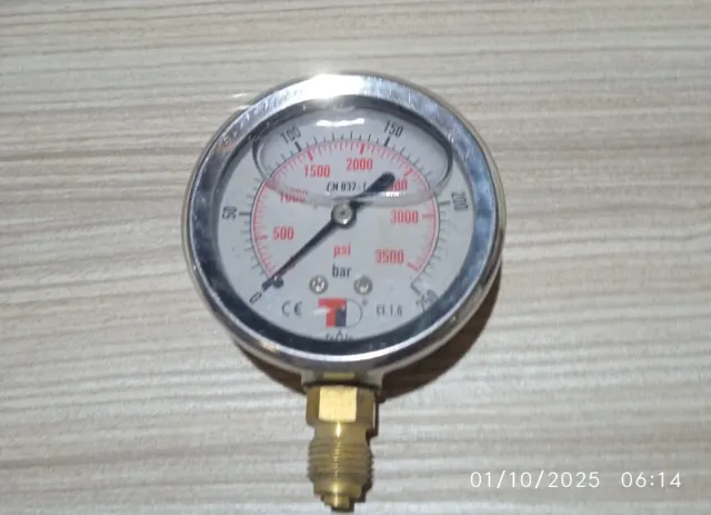 Manómetro de presión 0-3500 psi