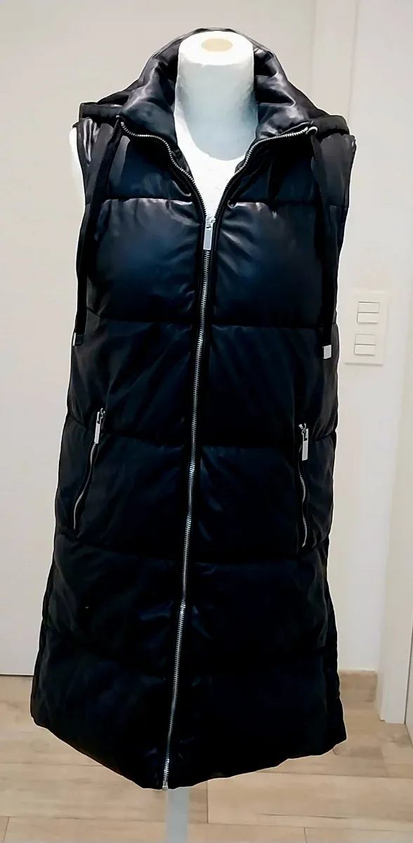 Chaleco largo acolchado ZARA