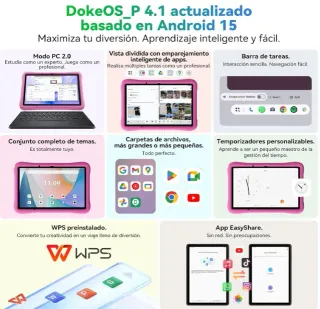 OSCAL Tablet 10 Pulgadas 12 GB + 128 GB