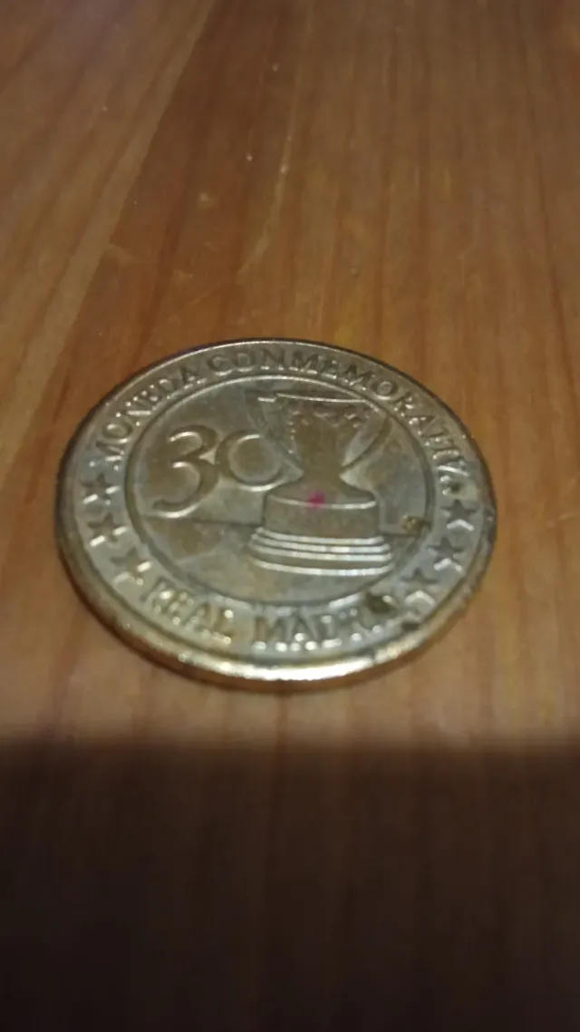 Moneda Conmemorativa Hugo Sánchez Real Madrid