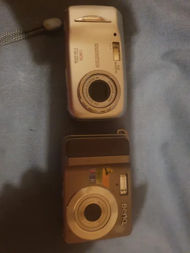 Cámaras Digitales Vintage Benq y Olympus