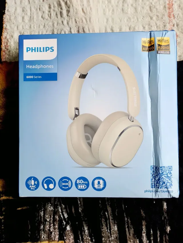 Philips Serie 6000 TAH 6519 Auriculares Beige/Plat
