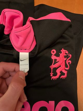Sudadera Nike Chelsea FC Trivago Negra y Rosa