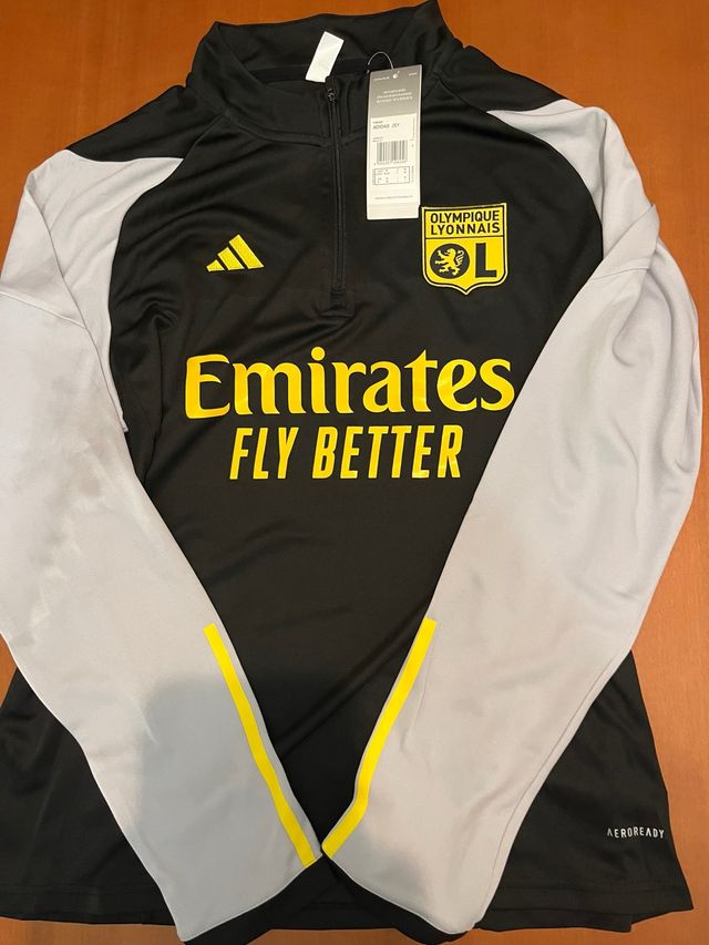 Olympique Lyon Adidas Jersey 1/4 Zip