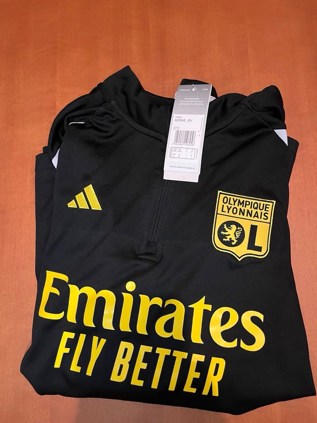 Olympique Lyon Adidas Jersey 1/4 Zip