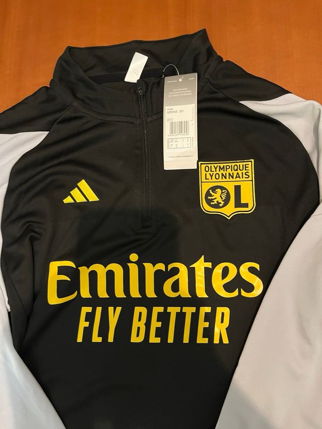 Olympique Lyon Adidas Jersey 1/4 Zip