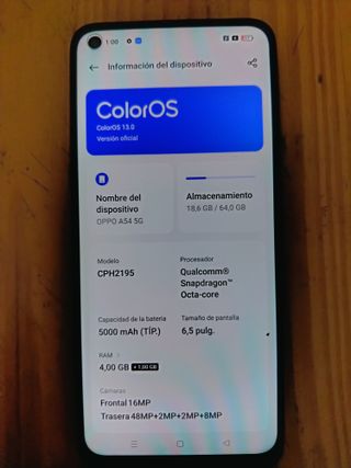 Cellulare OPPO 64 GB libero