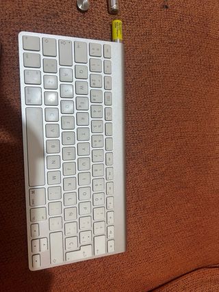 Teclado y Ratón Apple con pilas Blanco