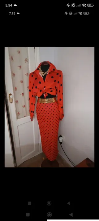 Conjunto Lolailo Rojo Lunares