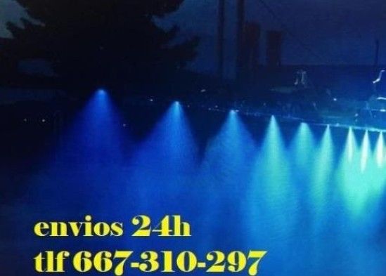 Foco LED azul atomizador