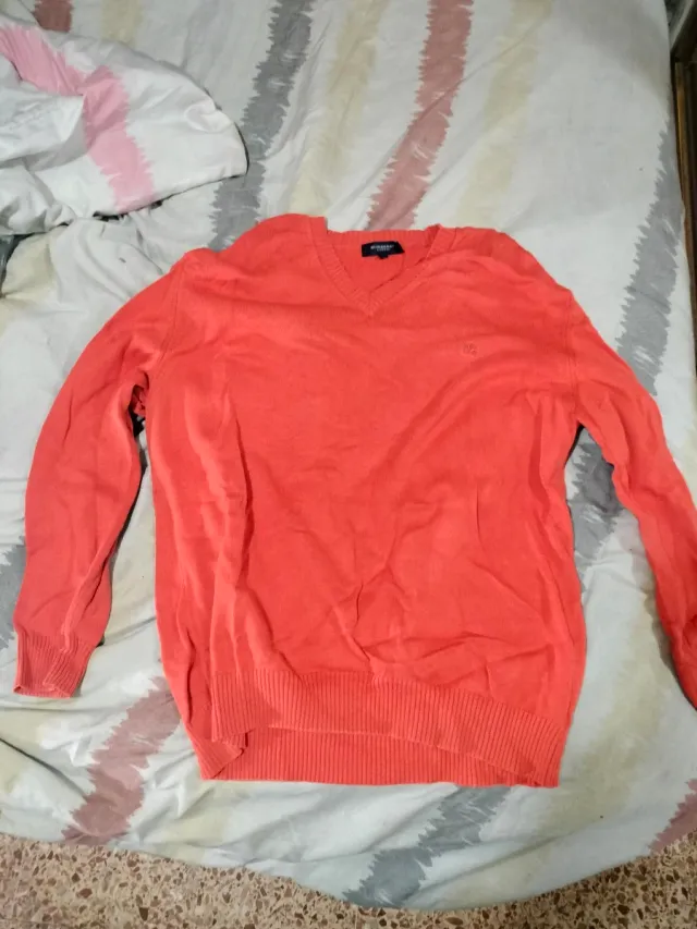 Jersey Burberry Naranja Manga Larga Talla 8/XL