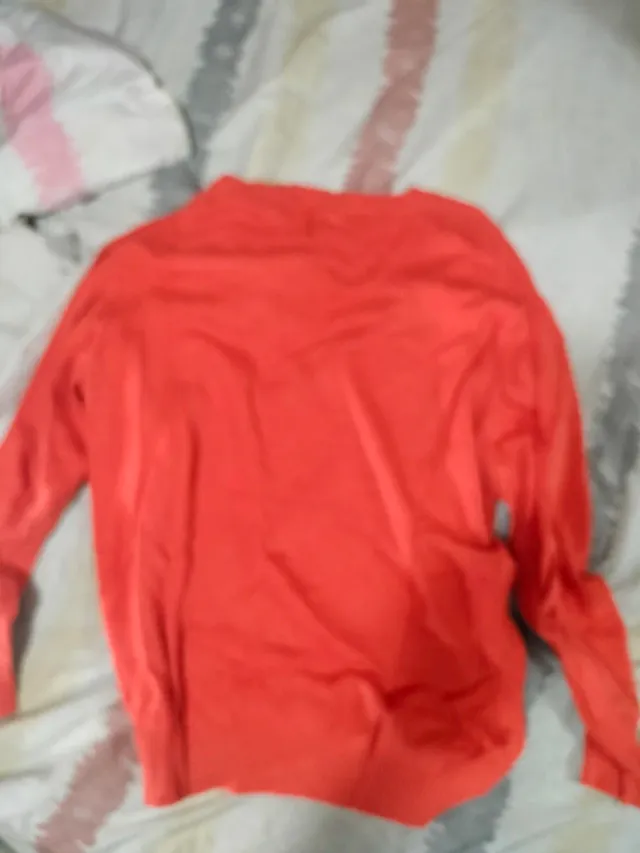 Jersey Burberry Naranja Manga Larga Talla 8/XL