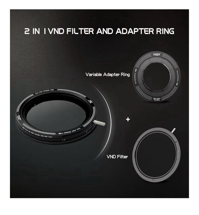 Filtro H&Y Variable ND 2 en 1