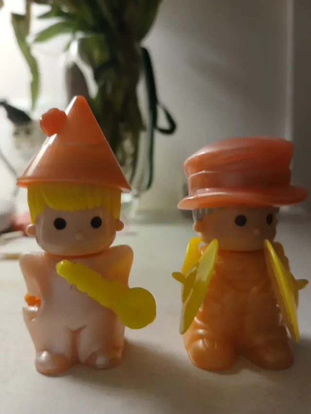 Payasos Pin&Pon Años 80 con Trajes e instrumentos