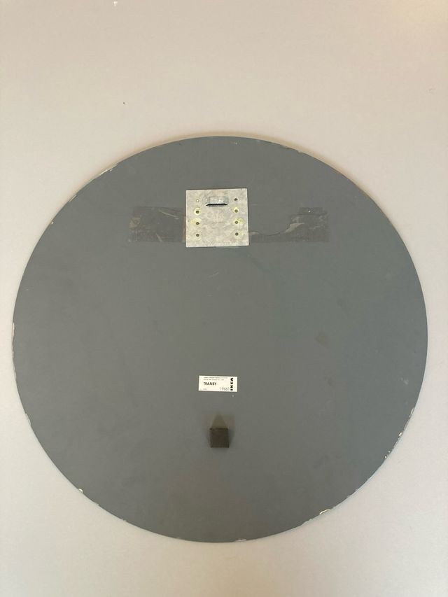 Specchio Tranby rotondo mosaico blu e verde