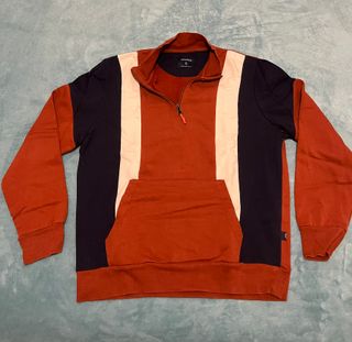 Sudadera Springfield cremallera marrón Talla XL