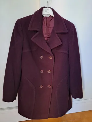 Cappotto corto Phard bordeaux in lana