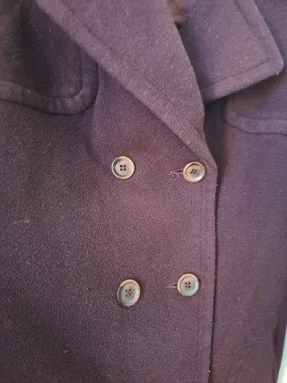 Cappotto corto Phard bordeaux in lana