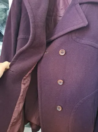 Cappotto corto Phard bordeaux in lana