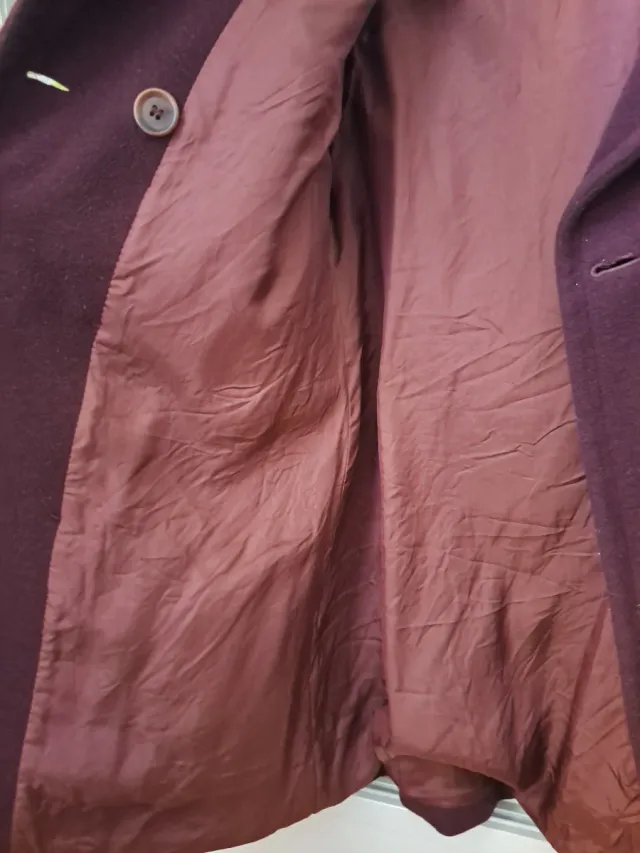 Cappotto corto Phard bordeaux in lana