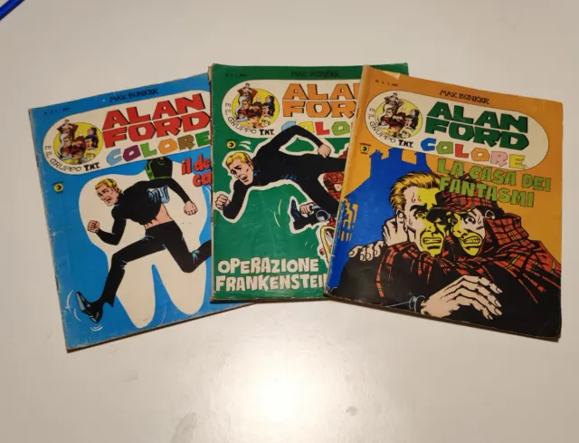 3 albi Alan Ford - 1979 - fumetti Max Bunker