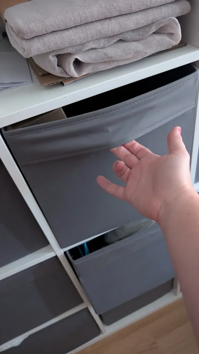 12 Scatole di Stoccaggio Ikea Kallax Grigio