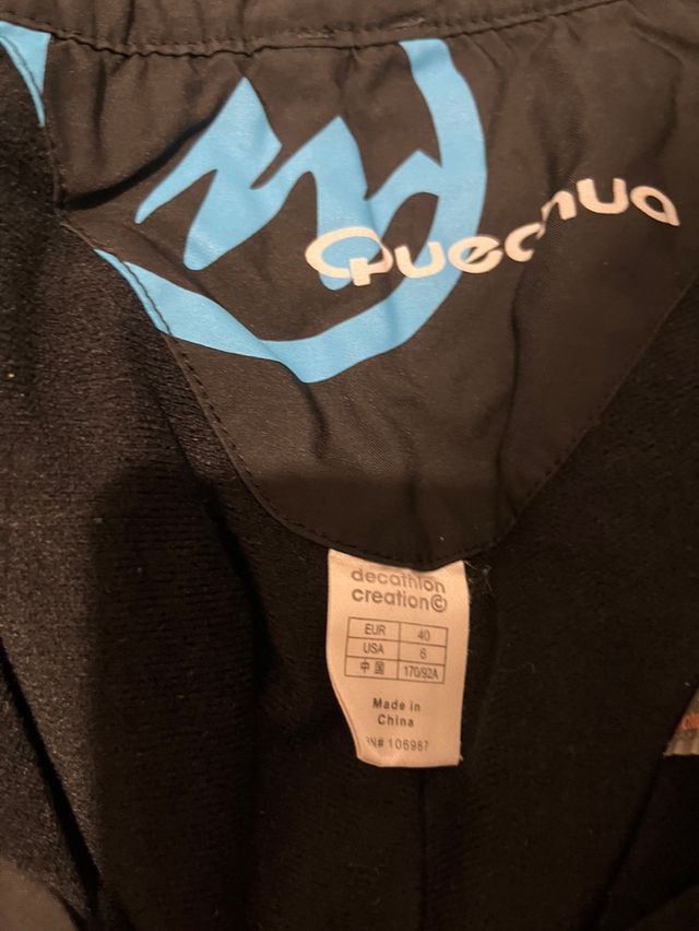 Pantalón de esquí Quechua RECCO Negro