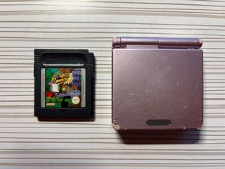 Nintendo Game Boy Advance SP Rosa + Bomberman