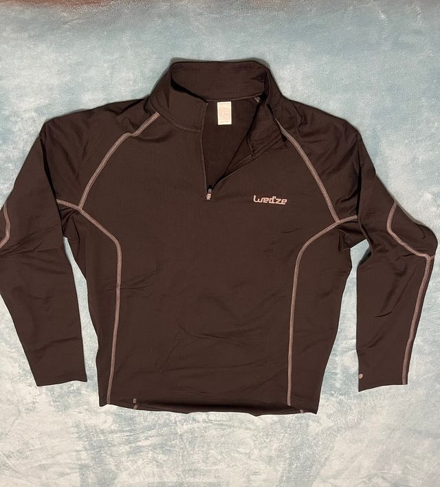 Camiseta manga larga running Oxygene negra talla M