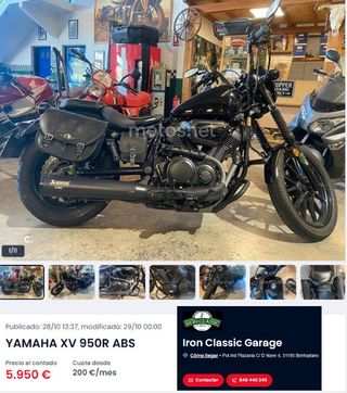 Yamaha XV950R Bolt ABS