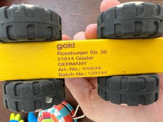 Coches de madera de juguete (3 unidades)