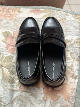 Mocassini eleganti Old Signature neri in pelle