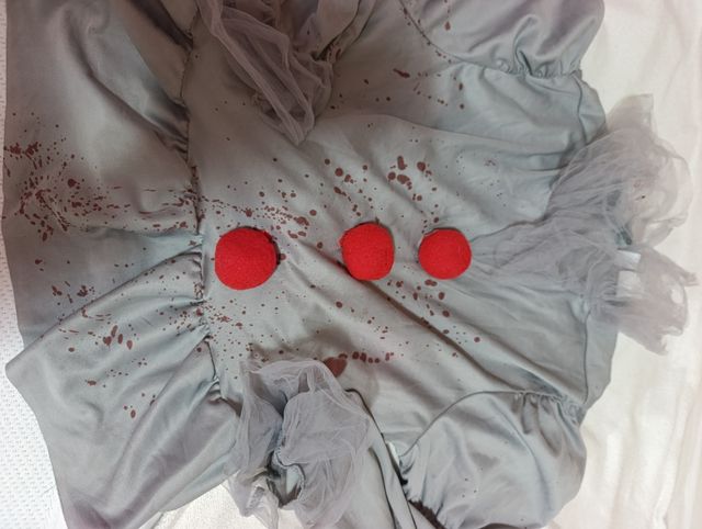 Disfraz Payaso Diabólico Talla 12. No peluca